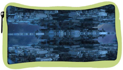 

Snoogg Eco Friendly Canvas Cuboid Building 2614 Student Pen Pencil Case Coin Purse Pouch Cosmetic Makeup Bag (GREEN) Pouch(Multicolor)