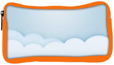 

Snoogg Eco Friendly Canvas Lite Color Clouds Designer Student Pen Pencil Case Coin Purse Pouch Cosmetic Makeup Bag (ORANGE) Pouch(Multicolor)