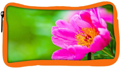 

Snoogg Eco Friendly Canvas Lite Color Flower Designer Student Pen Pencil Case Coin Purse Pouch Cosmetic Makeup Bag (ORANGE) Pouch(Multicolor)