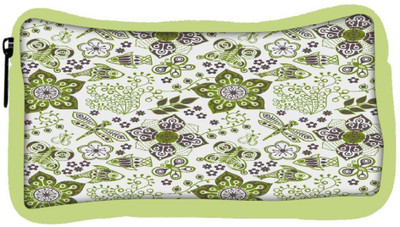 

Snoogg Eco Friendly Canvas Colorful Floral Seamless Pattern In Cartoon Style Seamless Pattern Student Pen Pencil Case Coin Purse Pouch Cosmetic Makeup Bag (GREEN) Pouch(Multicolor)