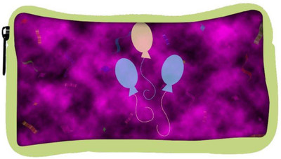 

Snoogg Eco Friendly Canvas Three Balloons Designer Student Pen Pencil Case Coin Purse Pouch Cosmetic Makeup Bag (GREEN) Pouch(Multicolor)