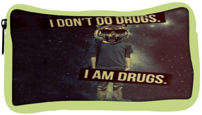 

Snoogg Eco Friendly Canvas I Am Drugs Student Pen Pencil Case Coin Purse Pouch Cosmetic Makeup Bag (GREEN) Pouch(Multicolor)