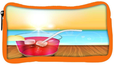 

Snoogg Eco Friendly Canvas Abstract Summer Background Student Pen Pencil Case Coin Purse Pouch Cosmetic Makeup Bag (ORANGE) Pouch(Multicolor)