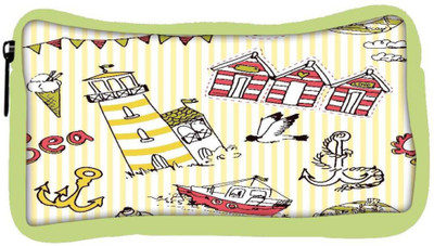 

Snoogg Eco Friendly Canvas Yellow Beach Side Designer Student Pen Pencil Case Coin Purse Pouch Cosmetic Makeup Bag (GREEN) Pouch(Multicolor)