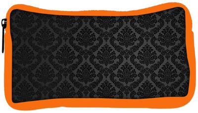 

Snoogg Eco Friendly Canvas Patterns Damask Designer Student Pen Pencil Case Coin Purse Pouch Cosmetic Makeup Bag (ORANGE) Pouch(Multicolor)