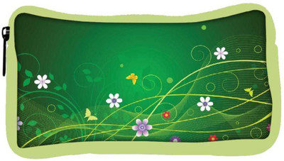 

Snoogg Eco Friendly Canvas Minimal Pretty Design Student Pen Pencil Case Coin Purse Pouch Cosmetic Makeup Bag (GREEN) Pouch(Multicolor)