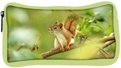 

Snoogg Eco Friendly Canvas Squarril On Branch Designer Student Pen Pencil Case Coin Purse Pouch Cosmetic Makeup Bag (GREEN) Pouch(Multicolor)