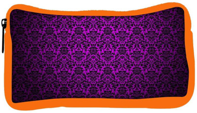 

Snoogg Eco Friendly Canvas Dark Pink Pattern Design Designer Student Pen Pencil Case Coin Purse Pouch Cosmetic Makeup Bag (ORANGE) Pouch(Multicolor)