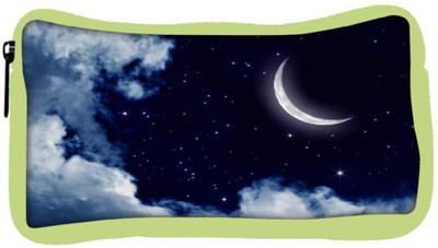 

Snoogg Eco Friendly Canvas Moon And Stars 2659 Student Pen Pencil Case Coin Purse Pouch Cosmetic Makeup Bag (GREEN) Pouch(Multicolor)