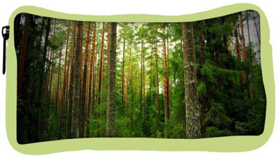 

Snoogg Eco Friendly Canvas Wooden Trees Used Designer Student Pen Pencil Case Coin Purse Pouch Cosmetic Makeup Bag (GREEN) Pouch(Multicolor)