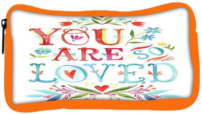 

Snoogg Eco Friendly Canvas You Are So Loved Student Pen Pencil Case Coin Purse Pouch Cosmetic Makeup Bag (ORANGE) Pouch(Multicolor)