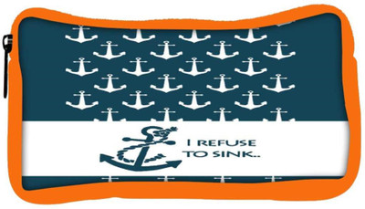 

Snoogg Eco Friendly Canvas I Refuse To Sink Student Pen Pencil Case Coin Purse Pouch Cosmetic Makeup Bag (ORANGE) Pouch(Multicolor)