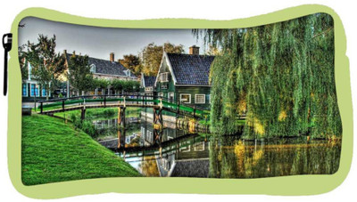 

Snoogg Eco Friendly Canvas Green Nature Designer Student Pen Pencil Case Coin Purse Pouch Cosmetic Makeup Bag (GREEN) Pouch(Multicolor)
