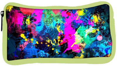 

Snoogg Eco Friendly Canvas Splash Paint Job Student Pen Pencil Case Coin Purse Pouch Cosmetic Makeup Bag (GREEN) Pouch(Multicolor)