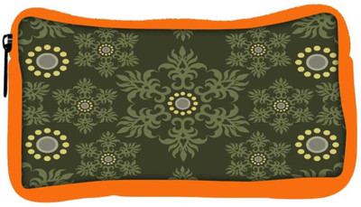 

Snoogg Eco Friendly Canvas Abstract Green Pattern Designer Student Pen Pencil Case Coin Purse Pouch Cosmetic Makeup Bag (ORANGE) Pouch(Multicolor)