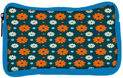 

Snoogg Eco Friendly Canvas Abstract Floral Blue Pattern Designer Student Pen Pencil Case Coin Purse Pouch Cosmetic Makeup Bag (BLUE) Pouch(Multicolor)