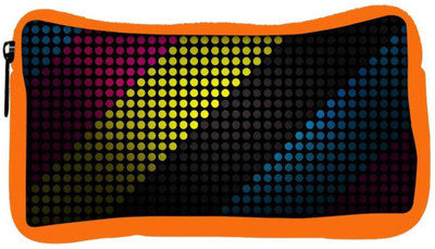 

Snoogg Eco Friendly Canvas Multiocolor Strips Designer Student Pen Pencil Case Coin Purse Pouch Cosmetic Makeup Bag (ORANGE) Pouch(Multicolor)