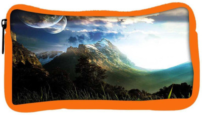 

Snoogg Eco Friendly Canvas Abstract Neon Nature Designer Student Pen Pencil Case Coin Purse Pouch Cosmetic Makeup Bag (ORANGE) Pouch(Multicolor)
