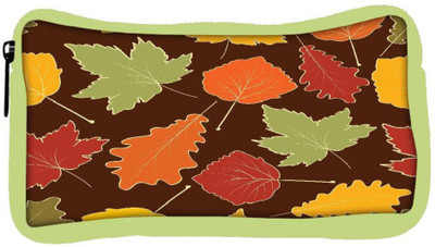 

Snoogg Eco Friendly Canvas Variety Of Leaves Designer Student Pen Pencil Case Coin Purse Pouch Cosmetic Makeup Bag (GREEN) Pouch(Multicolor)