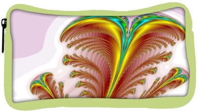 

Snoogg Eco Friendly Canvas Feather Designer Student Pen Pencil Case Coin Purse Pouch Cosmetic Makeup Bag (GREEN) Pouch(Multicolor)