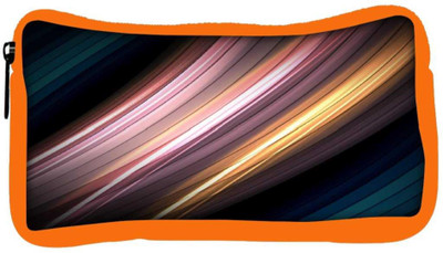 

Snoogg Eco Friendly Canvas Motion Senses Designer Student Pen Pencil Case Coin Purse Pouch Cosmetic Makeup Bag (ORANGE) Pouch(Multicolor)