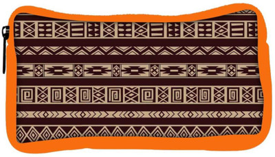 

Snoogg Eco Friendly Canvas Brown Aztec Pattern Student Pen Pencil Case Coin Purse Pouch Cosmetic Makeup Bag (ORANGE) Pouch(Multicolor)