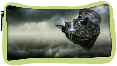 

Snoogg Eco Friendly Canvas Abstract Animated Earth Design Designer Student Pen Pencil Case Coin Purse Pouch Cosmetic Makeup Bag (GREEN) Pouch(Multicolor)