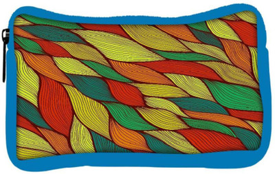 

Snoogg Eco Friendly Canvas Dark Color Leaves Designer Student Pen Pencil Case Coin Purse Pouch Cosmetic Makeup Bag (BLUE) Pouch(Multicolor)