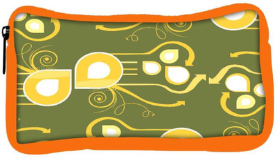 

Snoogg Eco Friendly Canvas Pattern Multicolor Design Designer Student Pen Pencil Case Coin Purse Pouch Cosmetic Makeup Bag (ORANGE) Pouch(Multicolor)
