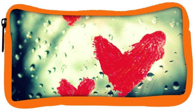 

Snoogg Eco Friendly Canvas Red Heart Designer Student Pen Pencil Case Coin Purse Pouch Cosmetic Makeup Bag (ORANGE) Pouch(Multicolor)