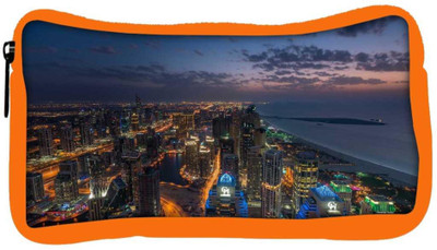 

Snoogg Eco Friendly Canvas City View Designer Student Pen Pencil Case Coin Purse Pouch Cosmetic Makeup Bag (ORANGE) Pouch(Multicolor)
