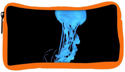 

Snoogg Eco Friendly Canvas Deep Sea Designer Student Pen Pencil Case Coin Purse Pouch Cosmetic Makeup Bag (ORANGE) Pouch(Multicolor)