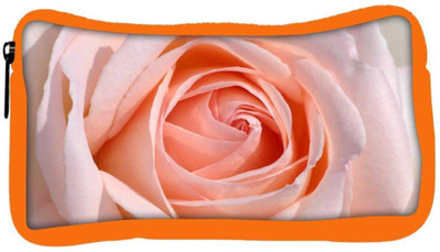 

Snoogg Eco Friendly Canvas Cream Rose Designer Student Pen Pencil Case Coin Purse Pouch Cosmetic Makeup Bag (ORANGE) Pouch(Multicolor)