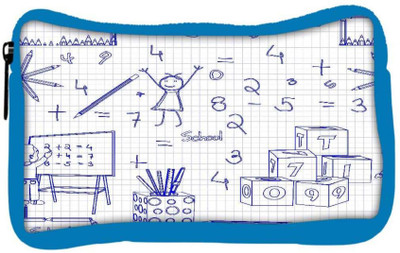 

Snoogg Eco Friendly Canvas Mathematics Designer Student Pen Pencil Case Coin Purse Pouch Cosmetic Makeup Bag (BLUE) Pouch(Multicolor)