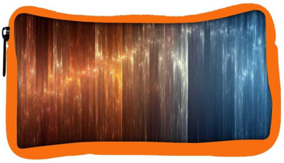 

Snoogg Eco Friendly Canvas Vertical Crystal Design Designer Student Pen Pencil Case Coin Purse Pouch Cosmetic Makeup Bag (ORANGE) Pouch(Multicolor)