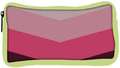 

Snoogg Eco Friendly Canvas Large Chevron Student Pen Pencil Case Coin Purse Pouch Cosmetic Makeup Bag (GREEN) Pouch(Multicolor)
