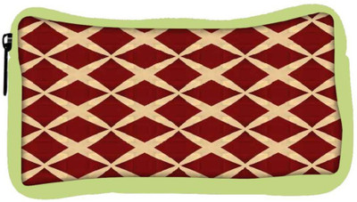 

Snoogg Eco Friendly Canvas Red Diamonds Designer Student Pen Pencil Case Coin Purse Pouch Cosmetic Makeup Bag (GREEN) Pouch(Multicolor)