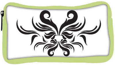 

Snoogg Eco Friendly Canvas Decor Swirl Elements Illustration Student Pen Pencil Case Coin Purse Pouch Cosmetic Makeup Bag (GREEN) Pouch(Multicolor)
