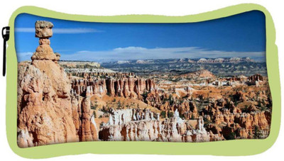 

Snoogg Eco Friendly Canvas Abstract Mountain View Designer Student Pen Pencil Case Coin Purse Pouch Cosmetic Makeup Bag (GREEN) Pouch(Multicolor)