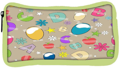 

Snoogg Eco Friendly Canvas Alphabets Balloons Designer Student Pen Pencil Case Coin Purse Pouch Cosmetic Makeup Bag (GREEN) Pouch(Multicolor)
