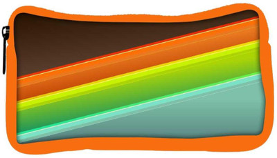 

Snoogg Eco Friendly Canvas Ornage And Green Shades Designer Student Pen Pencil Case Coin Purse Pouch Cosmetic Makeup Bag (ORANGE) Pouch(Multicolor)