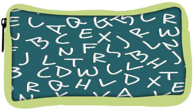 

Snoogg Eco Friendly Canvas Alphabets Designer Student Pen Pencil Case Coin Purse Pouch Cosmetic Makeup Bag (GREEN) Pouch(Multicolor)