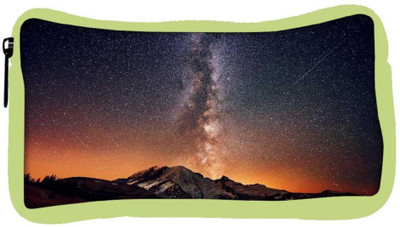 

Snoogg Eco Friendly Canvas Milky Way Above The Mountains Designer Student Pen Pencil Case Coin Purse Pouch Cosmetic Makeup Bag (GREEN) Pouch(Multicolor)