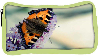 

Snoogg Eco Friendly Canvas Butterfly In White Flower Designer Student Pen Pencil Case Coin Purse Pouch Cosmetic Makeup Bag (GREEN) Pouch(Multicolor)