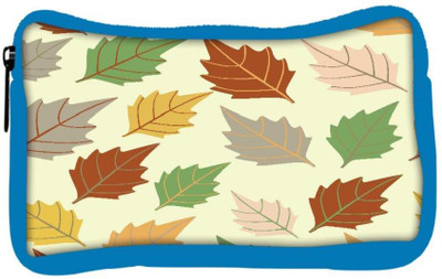 

Snoogg Eco Friendly Canvas Dark Leaves Designer Student Pen Pencil Case Coin Purse Pouch Cosmetic Makeup Bag (BLUE) Pouch(Multicolor)