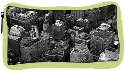 

Snoogg Eco Friendly Canvas Black And White City Designer Student Pen Pencil Case Coin Purse Pouch Cosmetic Makeup Bag (GREEN) Pouch(Multicolor)
