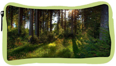 

Snoogg Eco Friendly Canvas No Way Forest Designer Student Pen Pencil Case Coin Purse Pouch Cosmetic Makeup Bag (GREEN) Pouch(Multicolor)