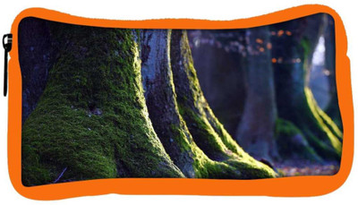 

Snoogg Eco Friendly Canvas Abstract Green Tree Designer Student Pen Pencil Case Coin Purse Pouch Cosmetic Makeup Bag (ORANGE) Pouch(Multicolor)