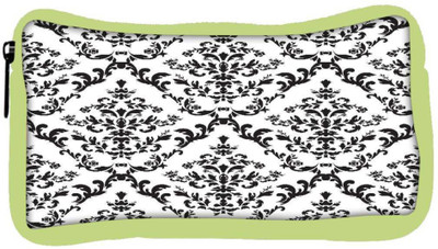 

Snoogg Eco Friendly Canvas Black Pattern Designer Student Pen Pencil Case Coin Purse Pouch Cosmetic Makeup Bag (GREEN) Pouch(Multicolor)