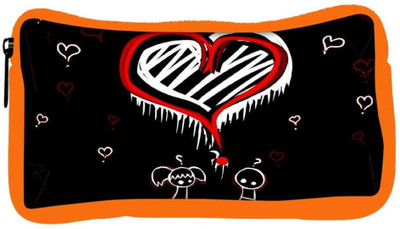 

Snoogg Eco Friendly Canvas World Best Love Designer Student Pen Pencil Case Coin Purse Pouch Cosmetic Makeup Bag (ORANGE) Pouch(Multicolor)
